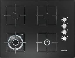 Siemens EO7C6HO12O Wok Gözlü Siyah Ankastre Ocak